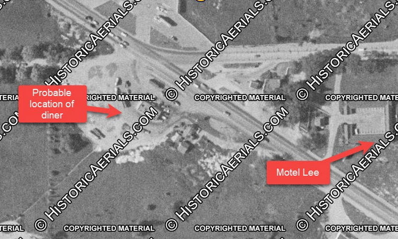 Majestic Diner - 1964 Aerial
